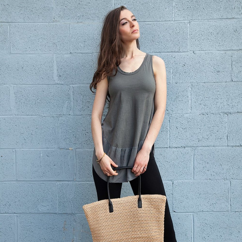 Nanette Ruffle Tunic | ONLY 1 L LEFT